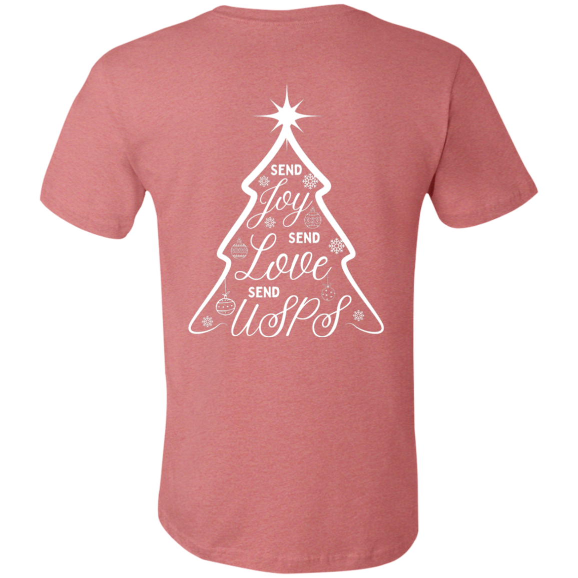 Send USPS Xmas Jersey Short-Sleeve T-Shirt