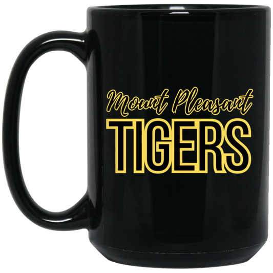 Mount Pleasant Tigers 1 15 oz. Black Mug