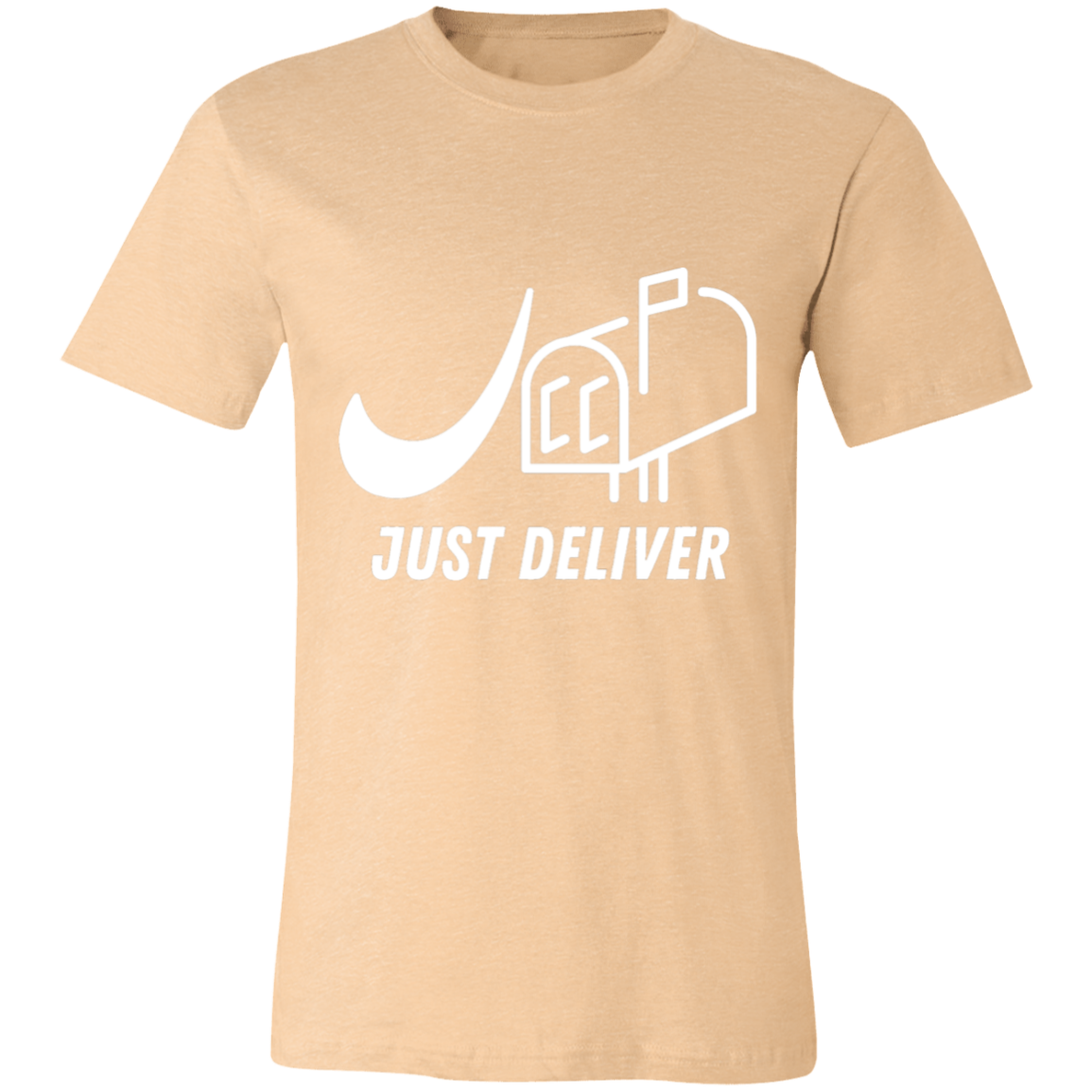 Just Deliver Mailbox White Unisex Jersey Short-Sleeve T-Shirt
