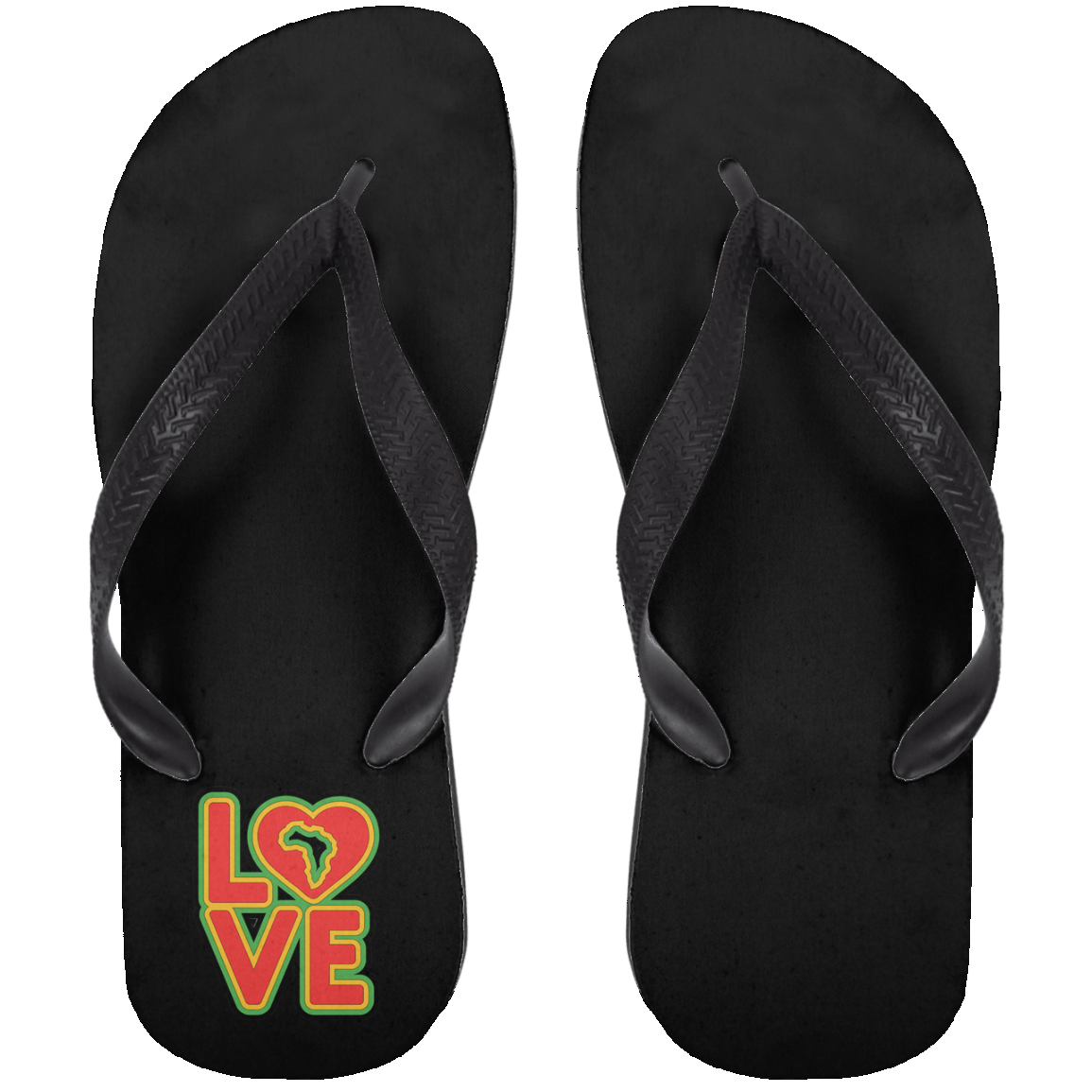 RYGB LOVE Adult Flip Flops