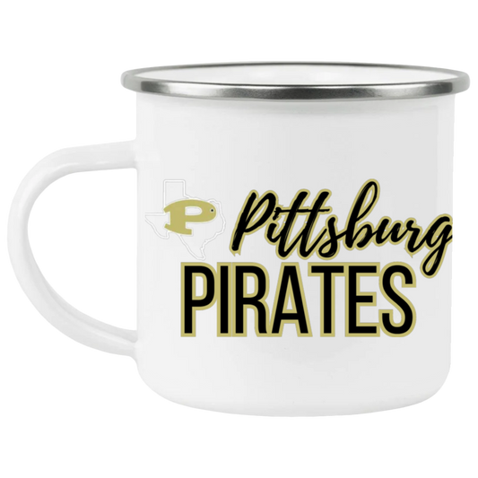 Pittsburg Pirates Enamel Camping Mug