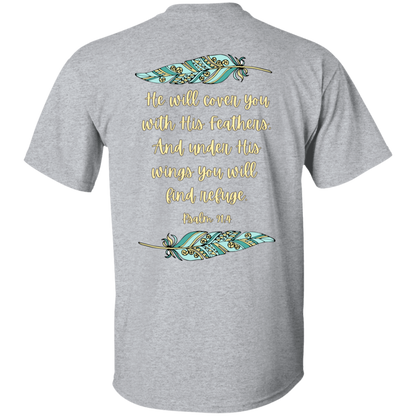 Psalm 91:4 T&Y 5.3 oz. T-Shirt