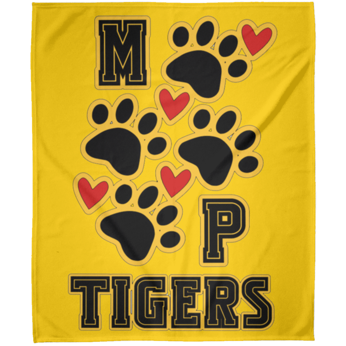MP Tiger Heart & Sole Arctic Fleece Blanket 50x60