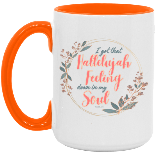 Hallelujah Feeling 15oz Accent Mug