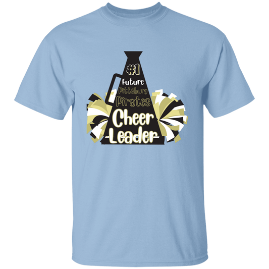 Future Pitt Pirate Cheer Megaphone Youth 5.3 oz 100% Cotton T-Shirt