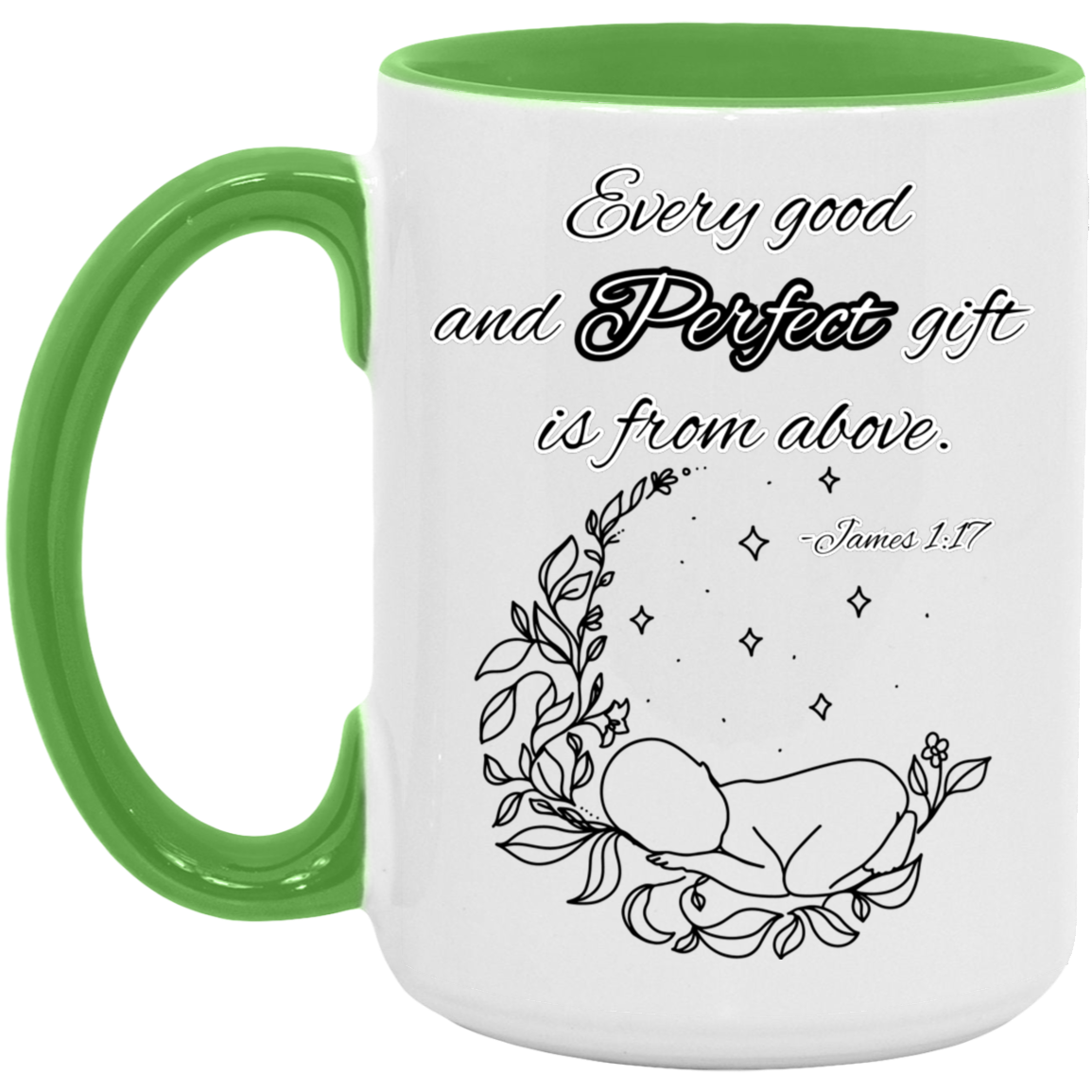 James 1:17 15oz Accent Mug