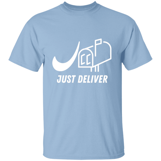 Just Deliver Mailbox White 5.3 oz. T-Shirt
