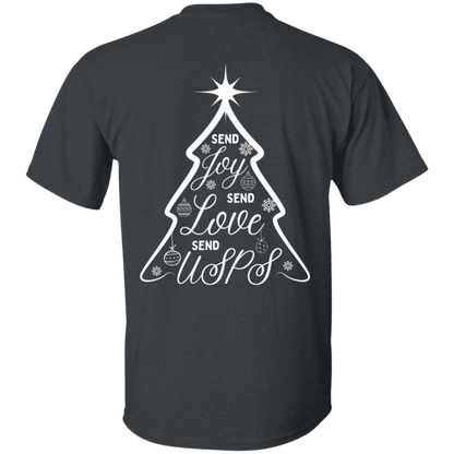 Send USPS XMas 5.3 oz. T-Shirt