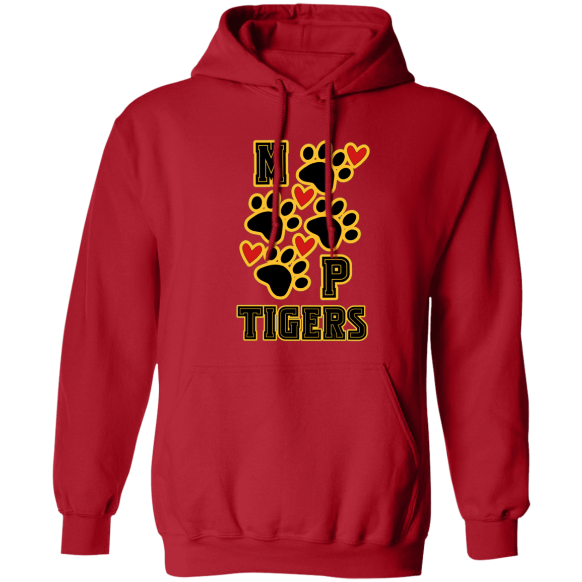 MP Tigers Heart & Sole- Pullover Hoodie 8 oz (Closeout)