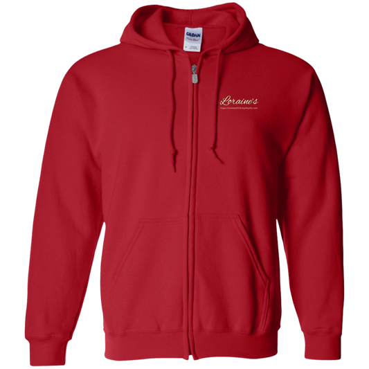 Psalm 91:4  Zip Up Hooded Sweatshirt