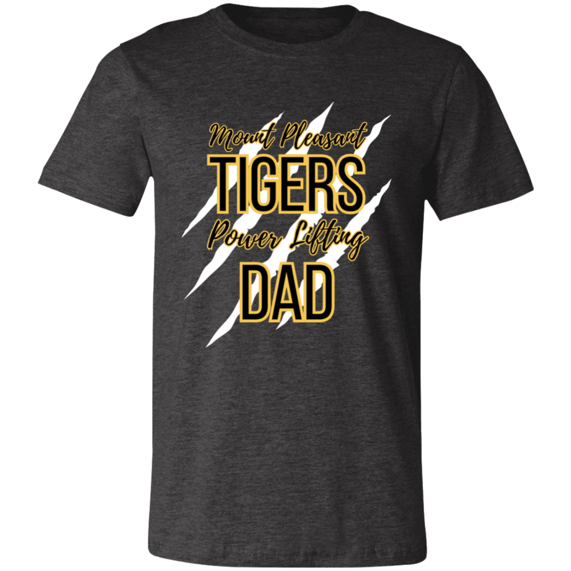 MPTiger Power Lifting DAD Jersey Short-Sleeve T-Shirt