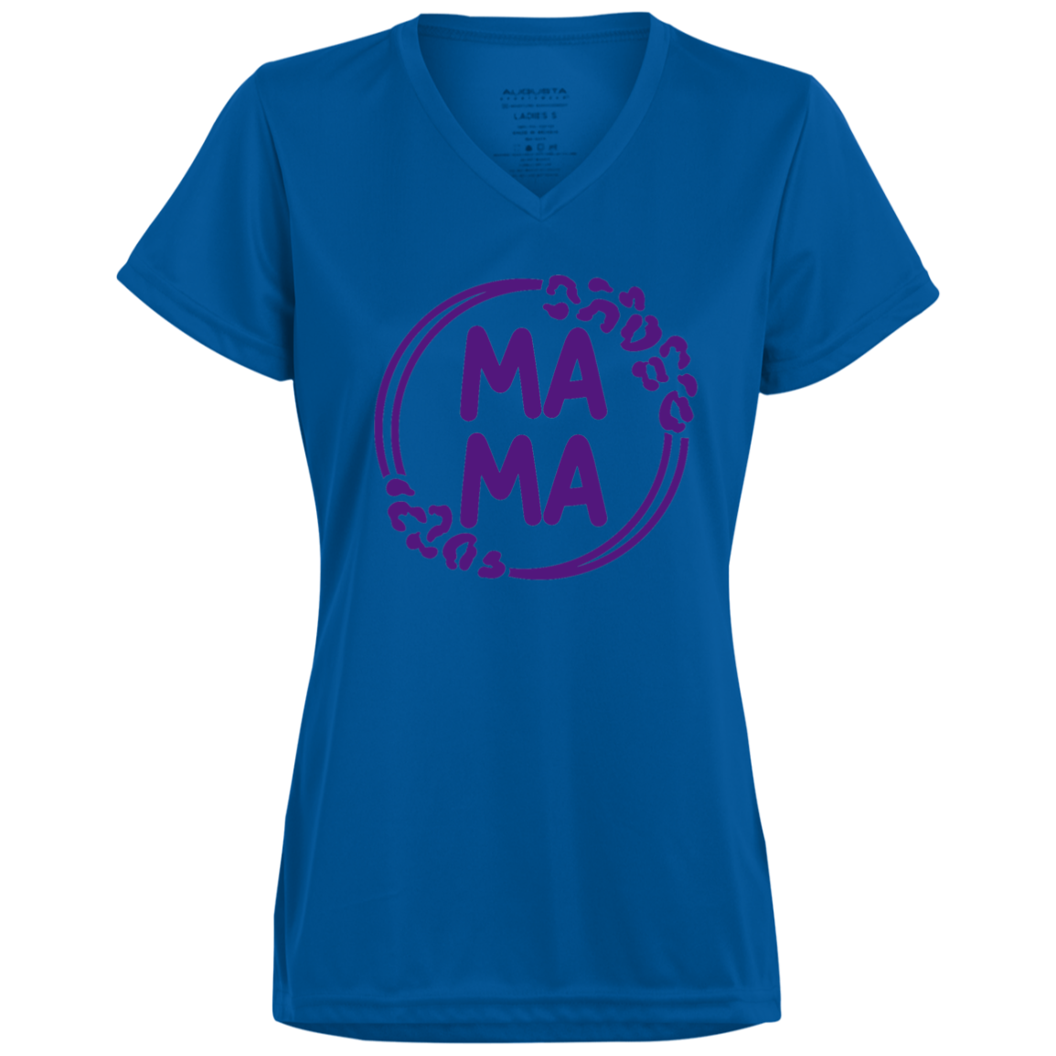 MAMA Leopard V-Neck Tee