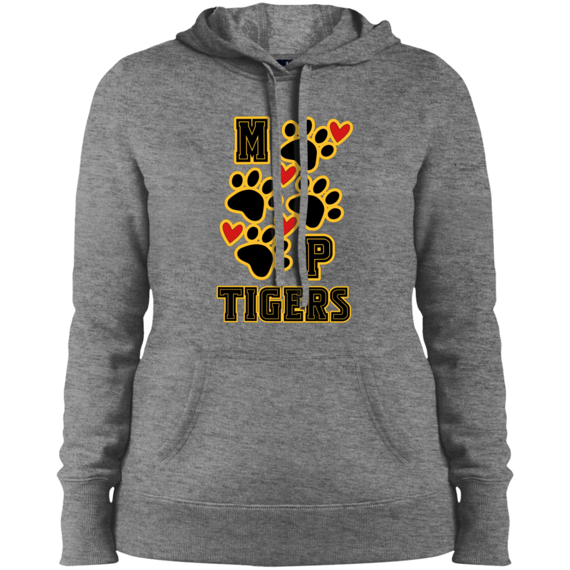 MP Tigers Heart & Sole- Ladies' Pullover Hooded Sweatshirt