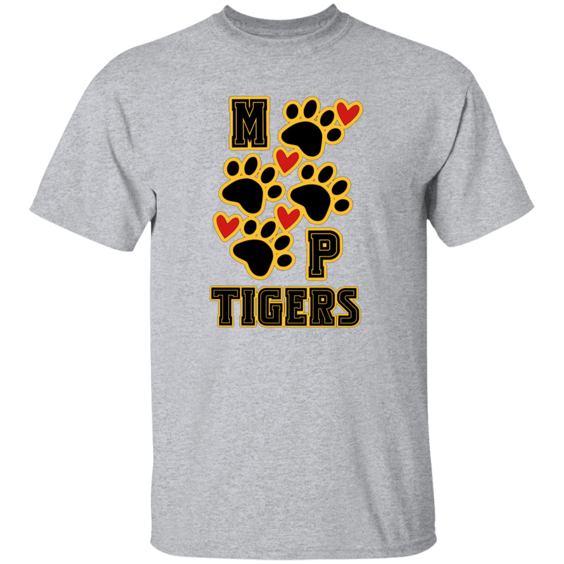 MP Tigers Heart & Sole- 100% Cotton Youth T-Shirt