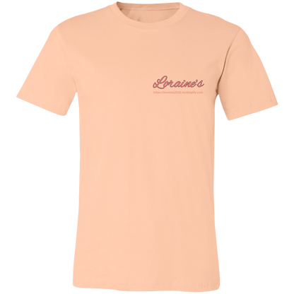 Psalm 91:4 Mauve Unisex Jersey Short-Sleeve T-Shirt