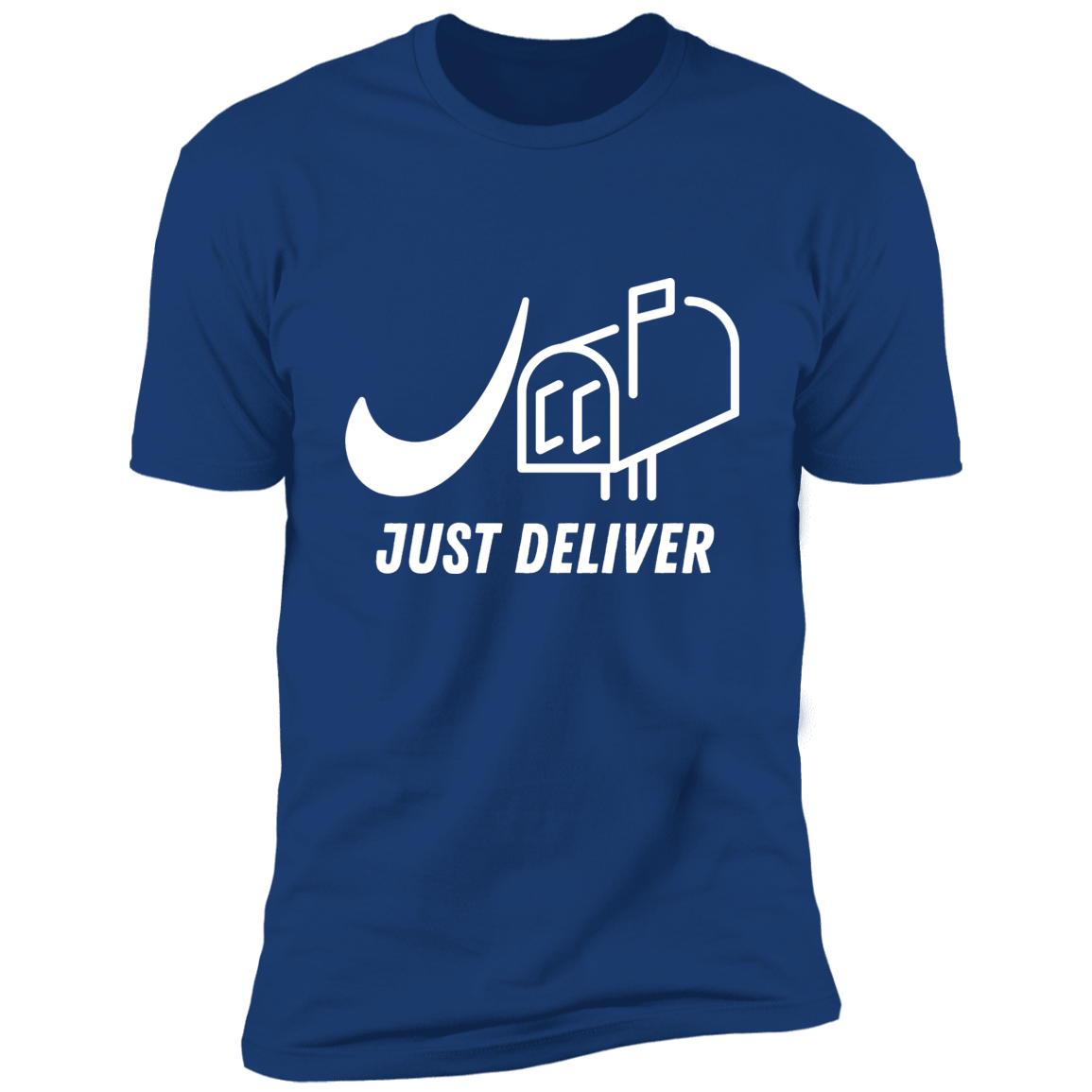 Just Deliver Mailbox White Premium Short Sleeve T-Shirt
