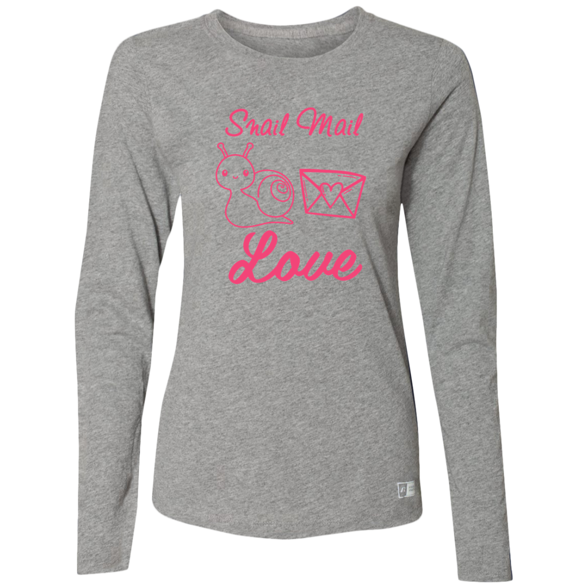 Snail Mail Love Ladies’ Essential Dri-Power Long Sleeve Tee
