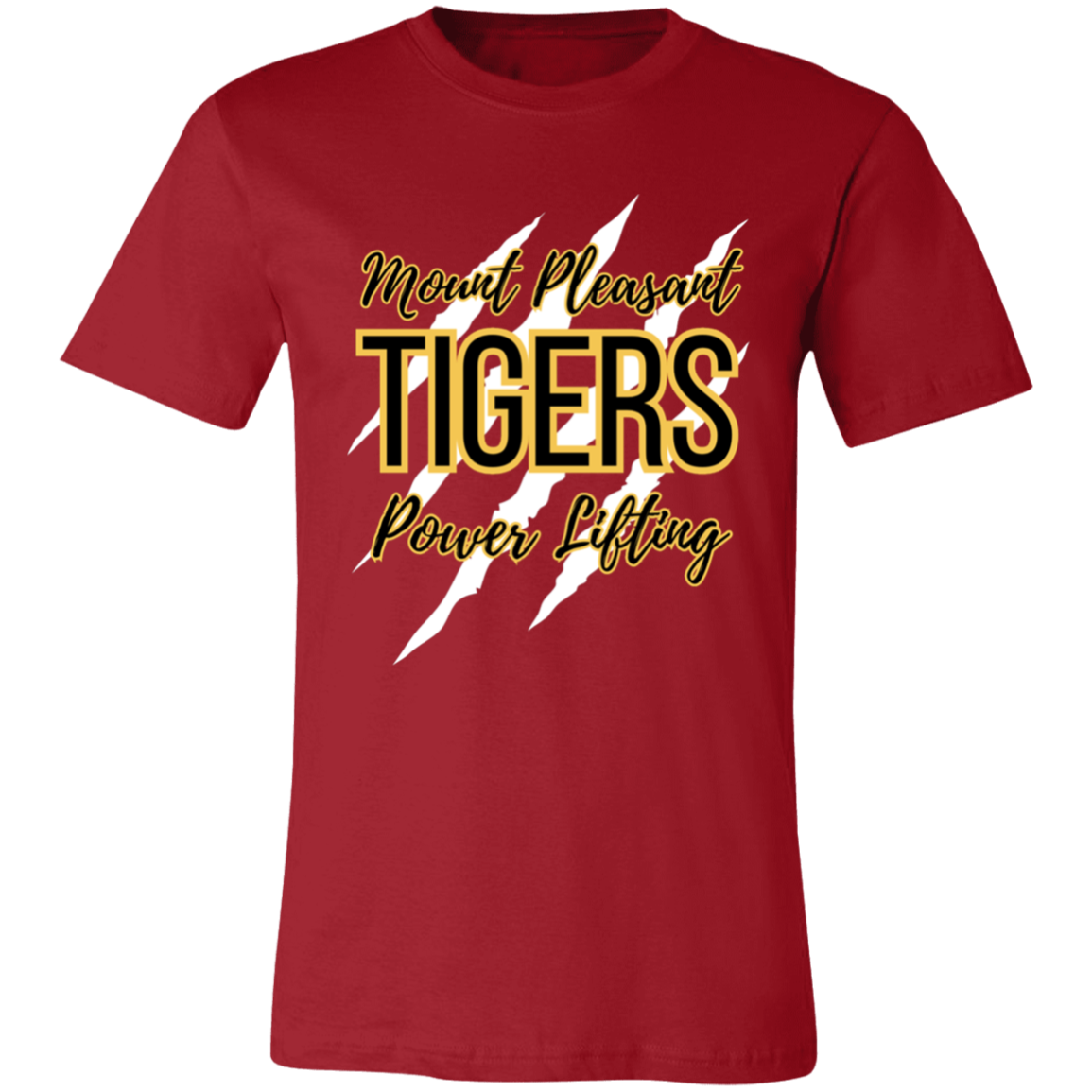 MPTiger Power Lifting Jersey Short-Sleeve T-Shirt