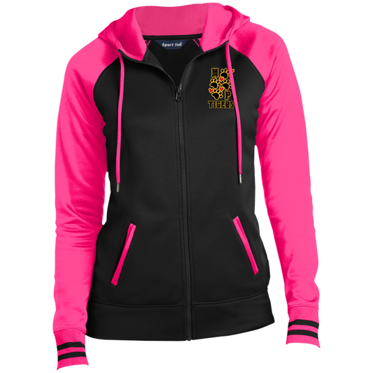 MP Tiger's Heart & Sole- Ladies' Sport-Wick® Full-Zip Hooded Jacket