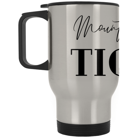 MP Tigers Silver Stainless Travel Mug