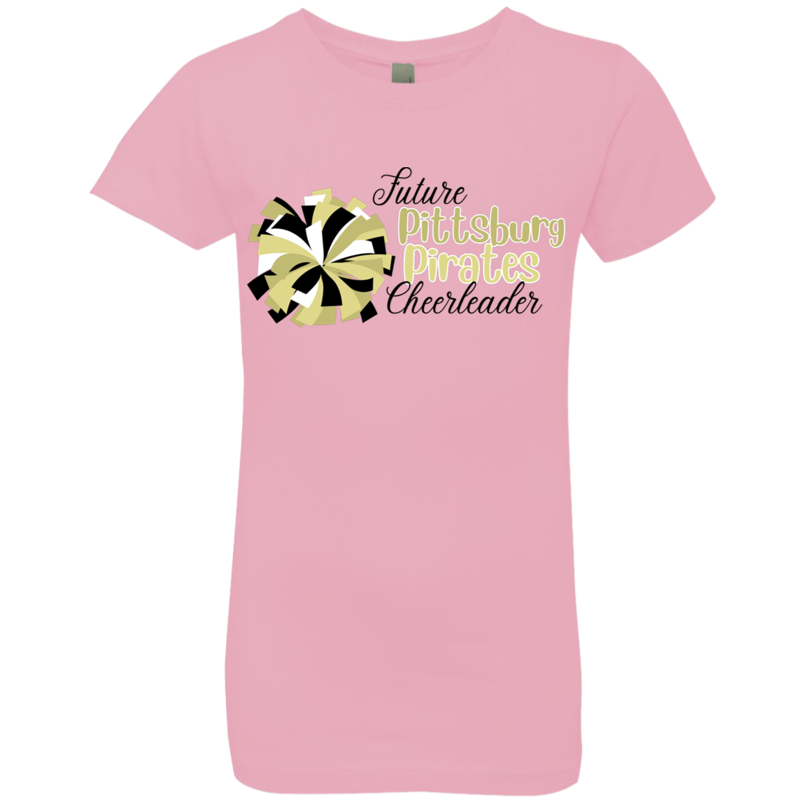 Future Pitt Pirate Cheer Pom Girls' Princess T-Shirt