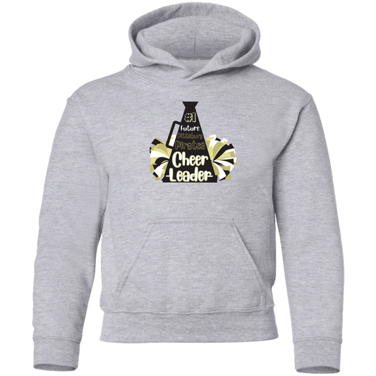 Future Pitt Pirate Cheer Megaphone Youth Pullover Hoodie