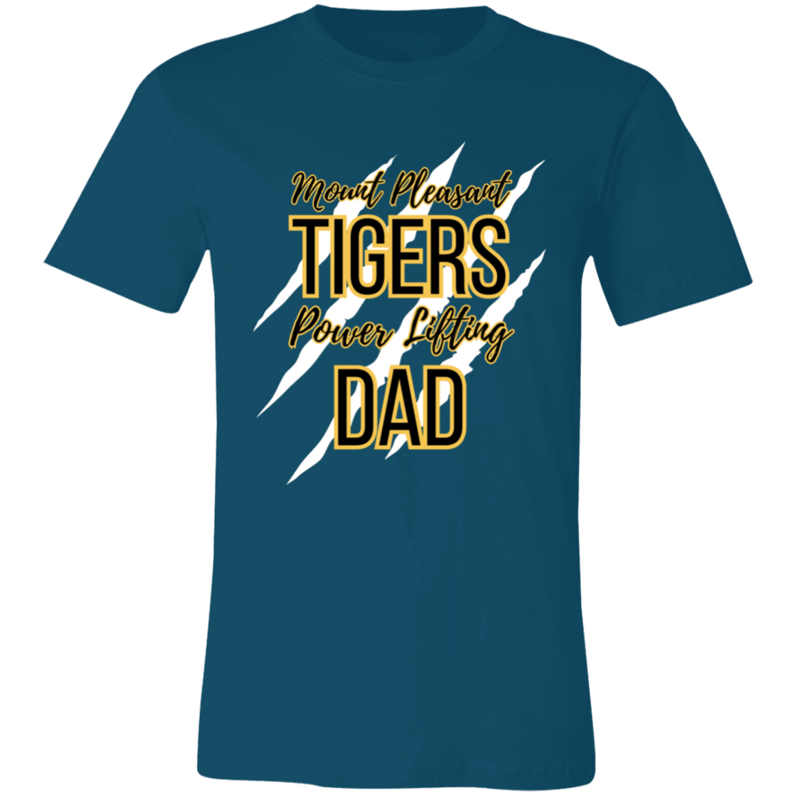 MPTiger Power Lifting DAD Jersey Short-Sleeve T-Shirt