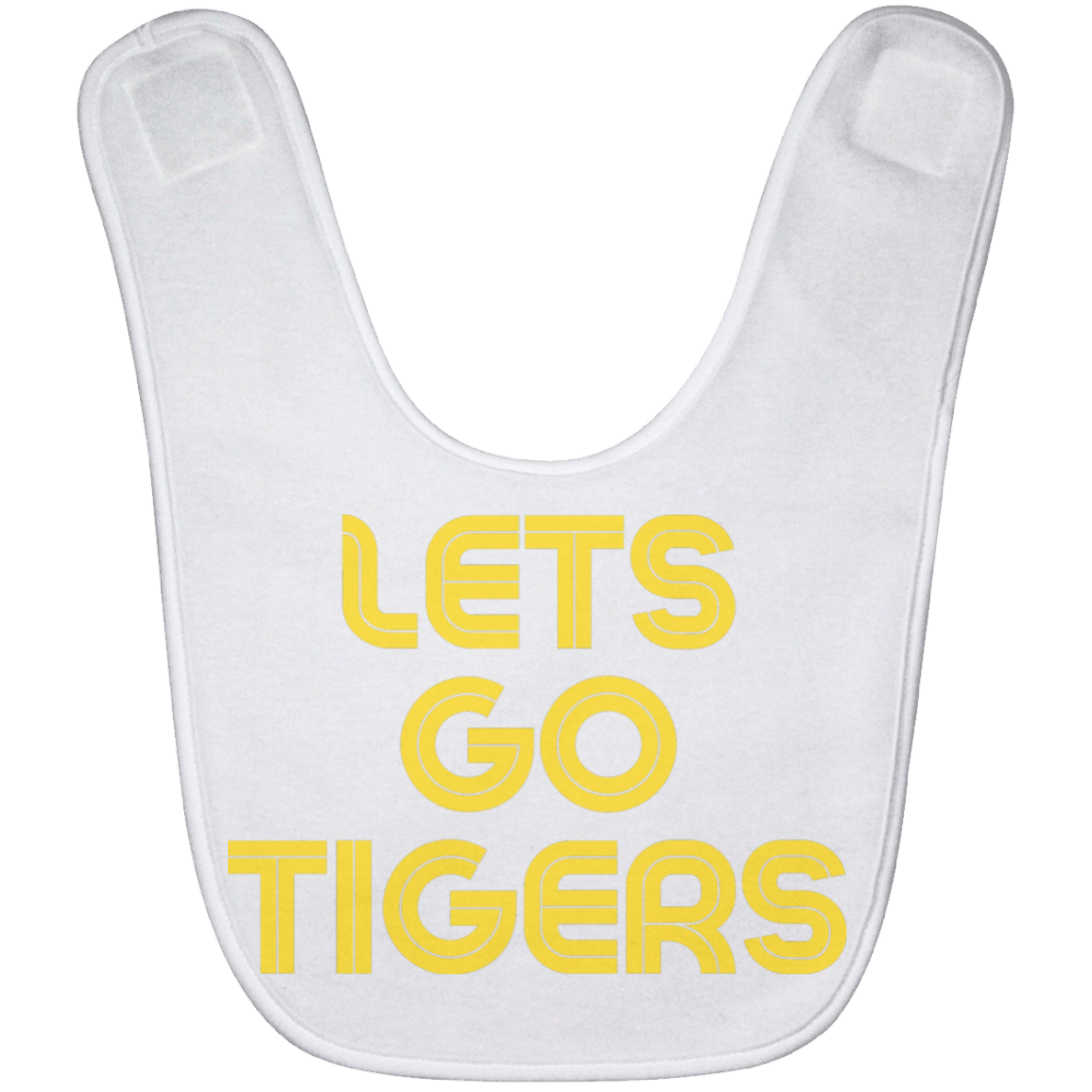 Lets Go Tigers MP Baby Bib