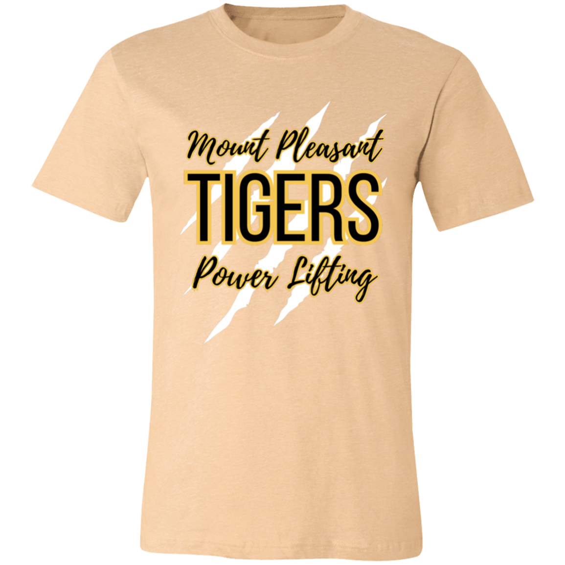 MPTiger Power Lifting Jersey Short-Sleeve T-Shirt