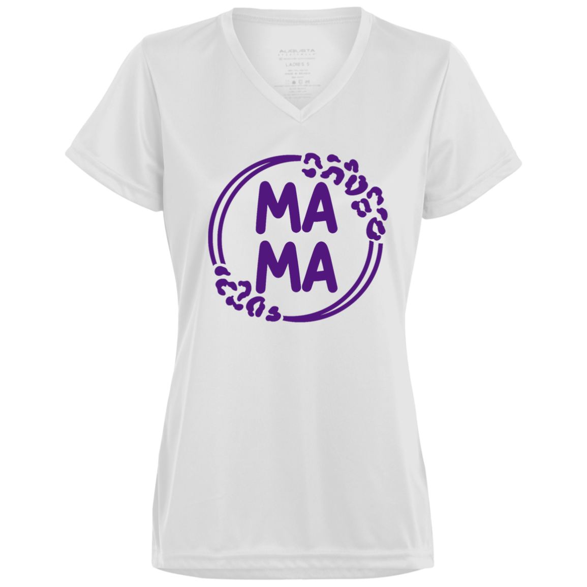 MAMA Leopard V-Neck Tee