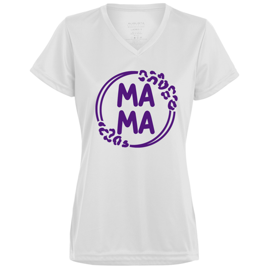 MAMA Leopard V-Neck Tee