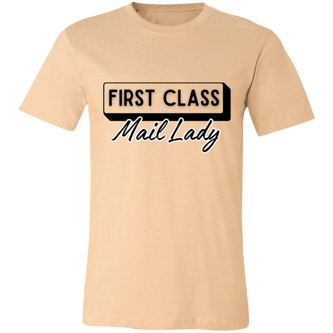 First Class Mail Lady Unisex Jersey Short-Sleeve T-Shirt