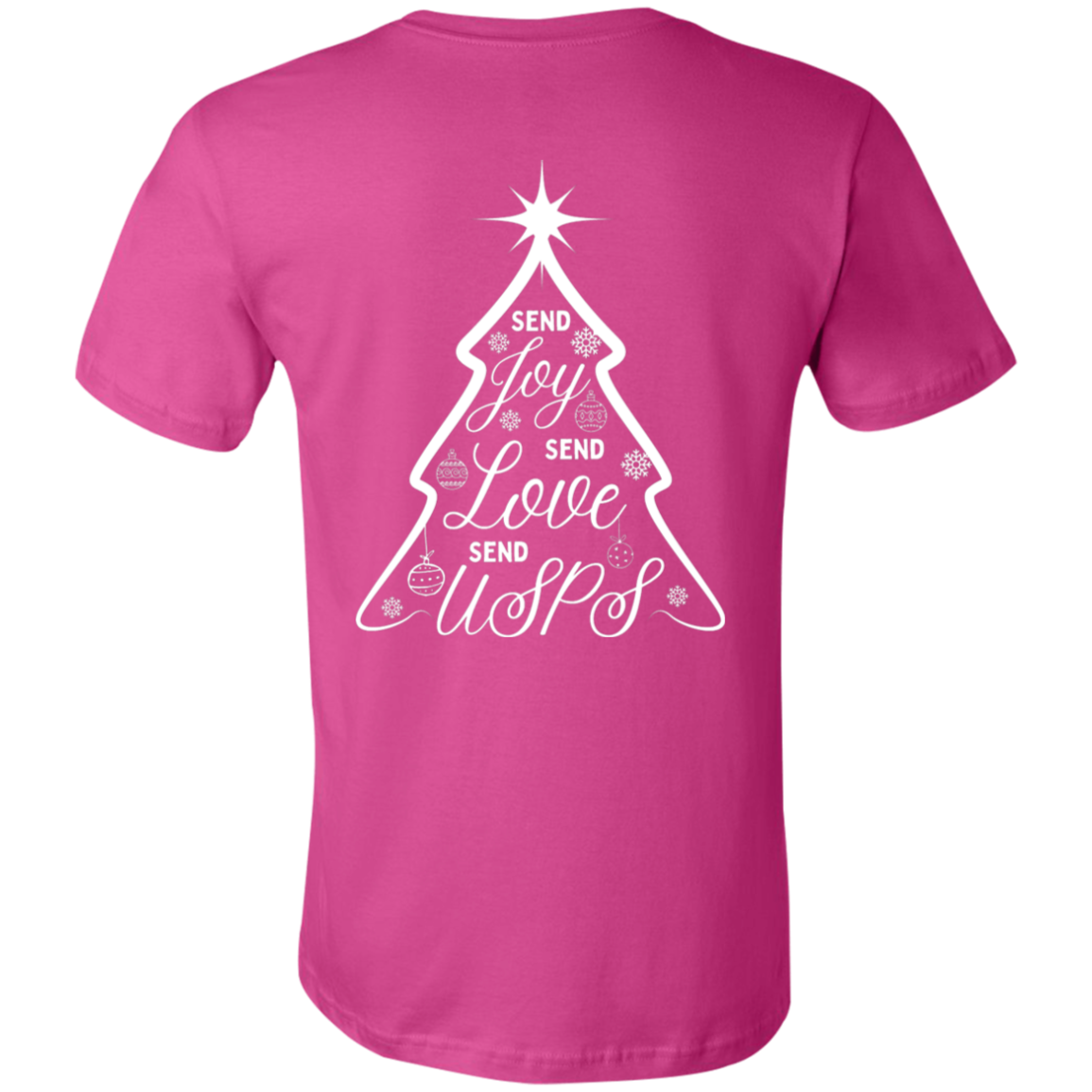 Send USPS Xmas Jersey Short-Sleeve T-Shirt