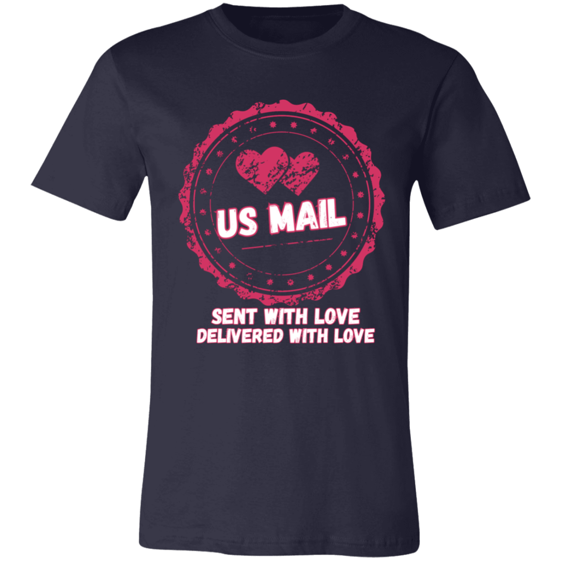 Sent With Love USMail Unisex Jersey Short-Sleeve T-Shirt