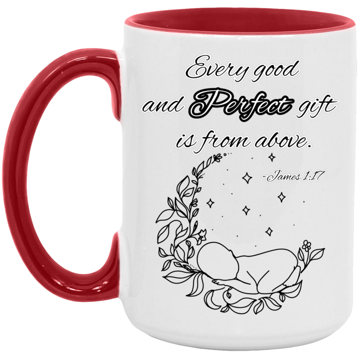 James 1:17 15oz Accent Mug
