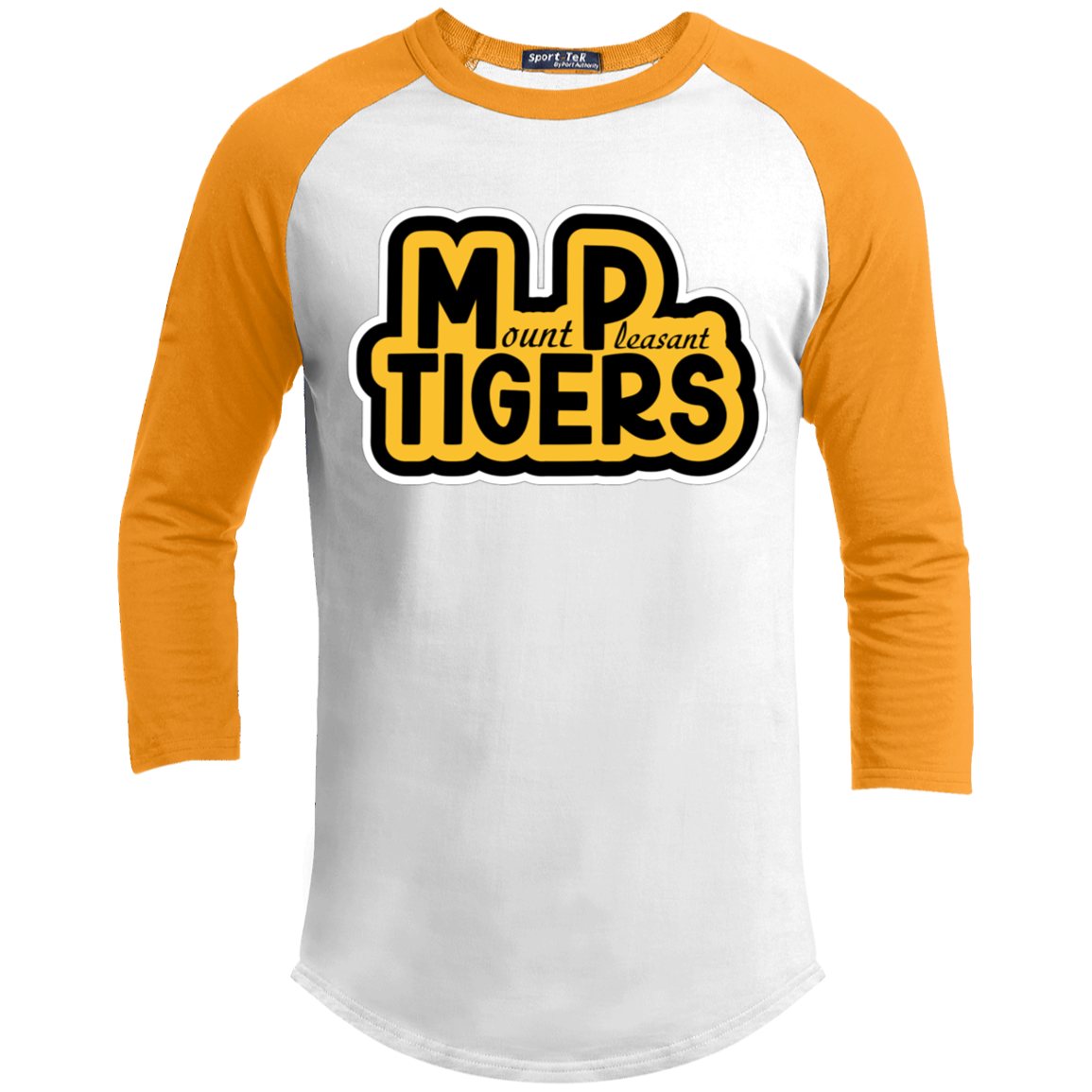 MP Tiger Black & Gold- Youth 3/4 Raglan Sleeve Shirt