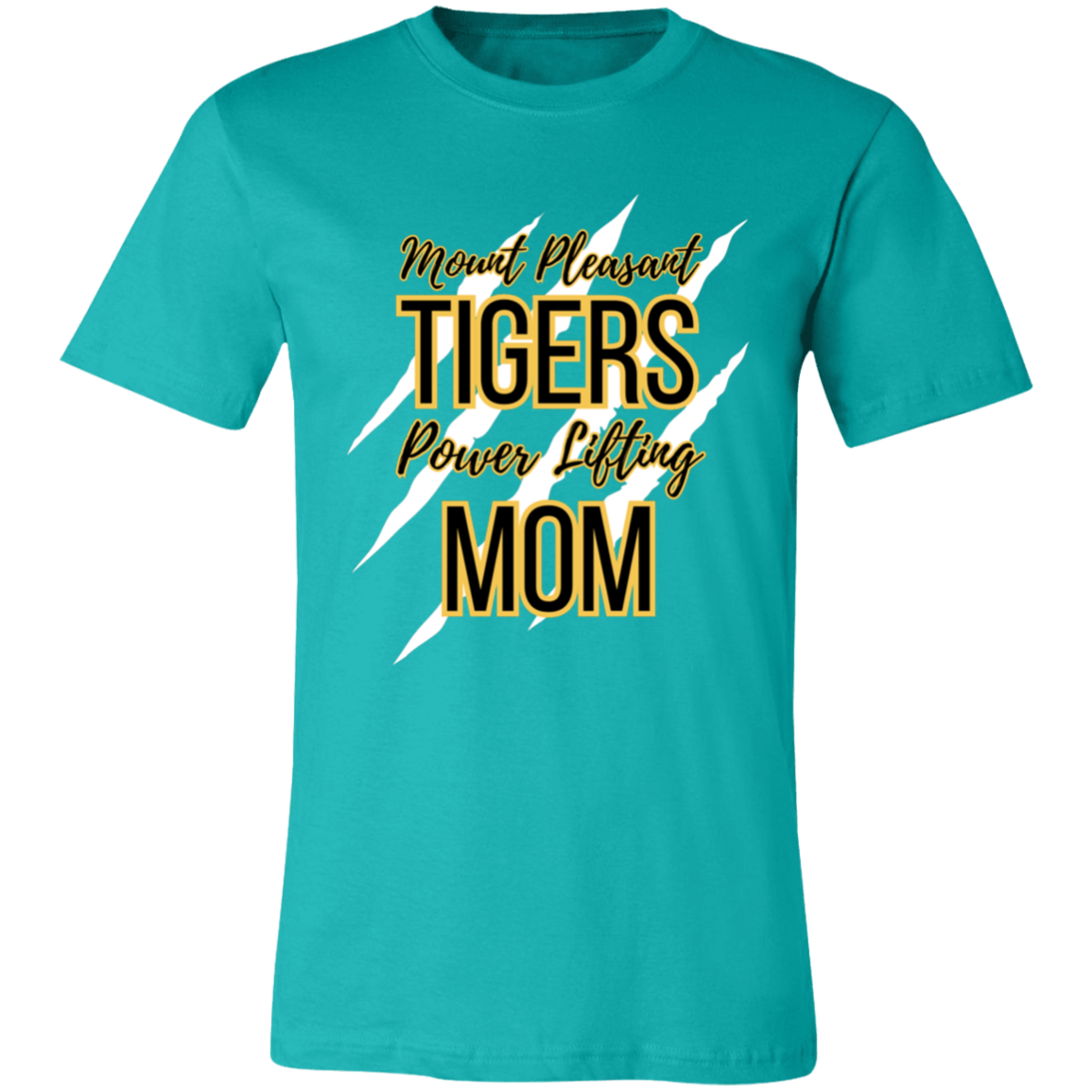 MPTiger Power Lifting MOM Jersey Short-Sleeve T-Shirt