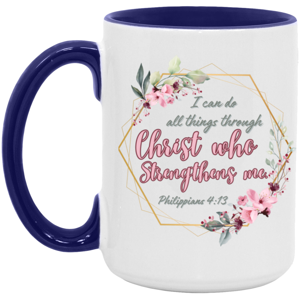 Phil 4:13 15oz. Accent Mug
