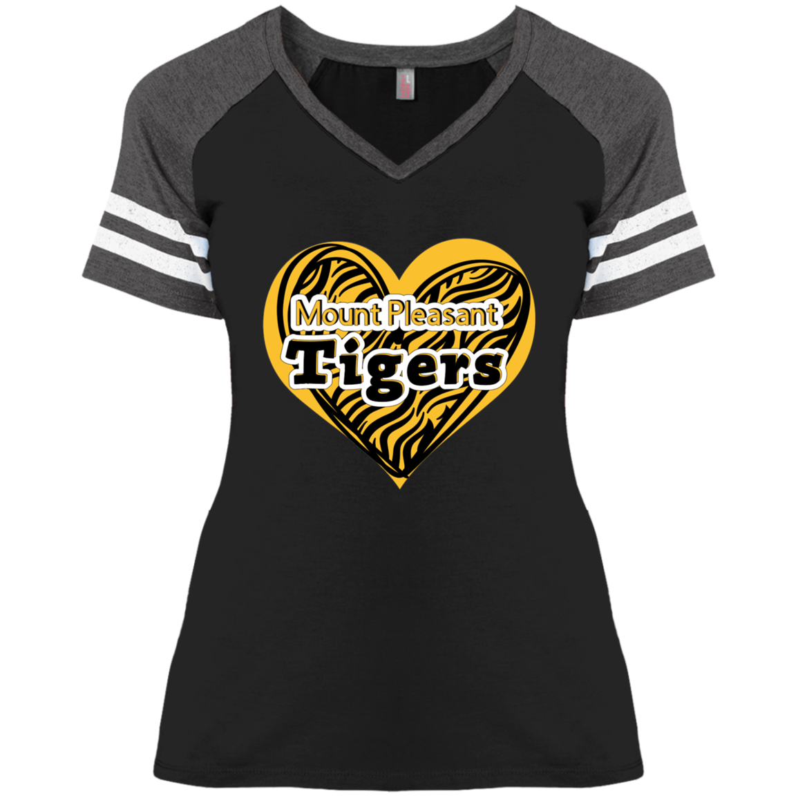 MP Tiger Love Ladies' Game V-Neck T-Shirt