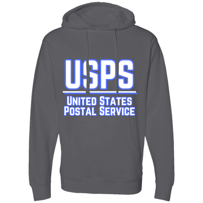 USPS B&W Midweight Hooded Sweatshirt