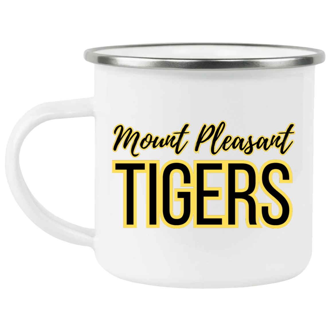MP Tigers Enamel Camping Mug