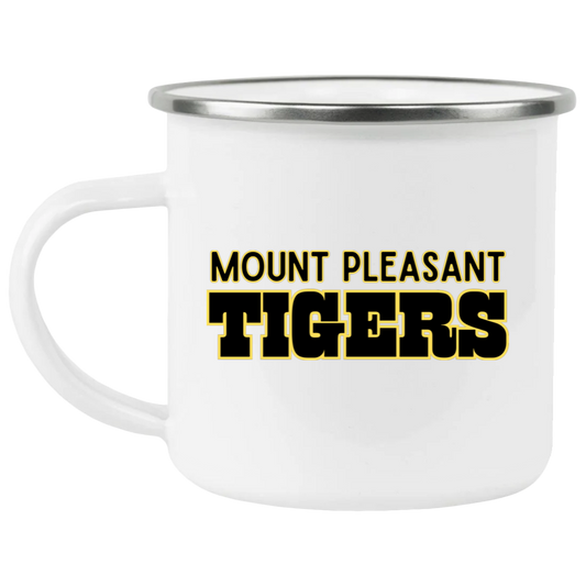 MP Tigers 3 Black- Enamel Camping Mug