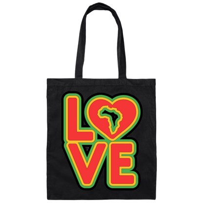 RYGB LOVE Canvas Tote Bag