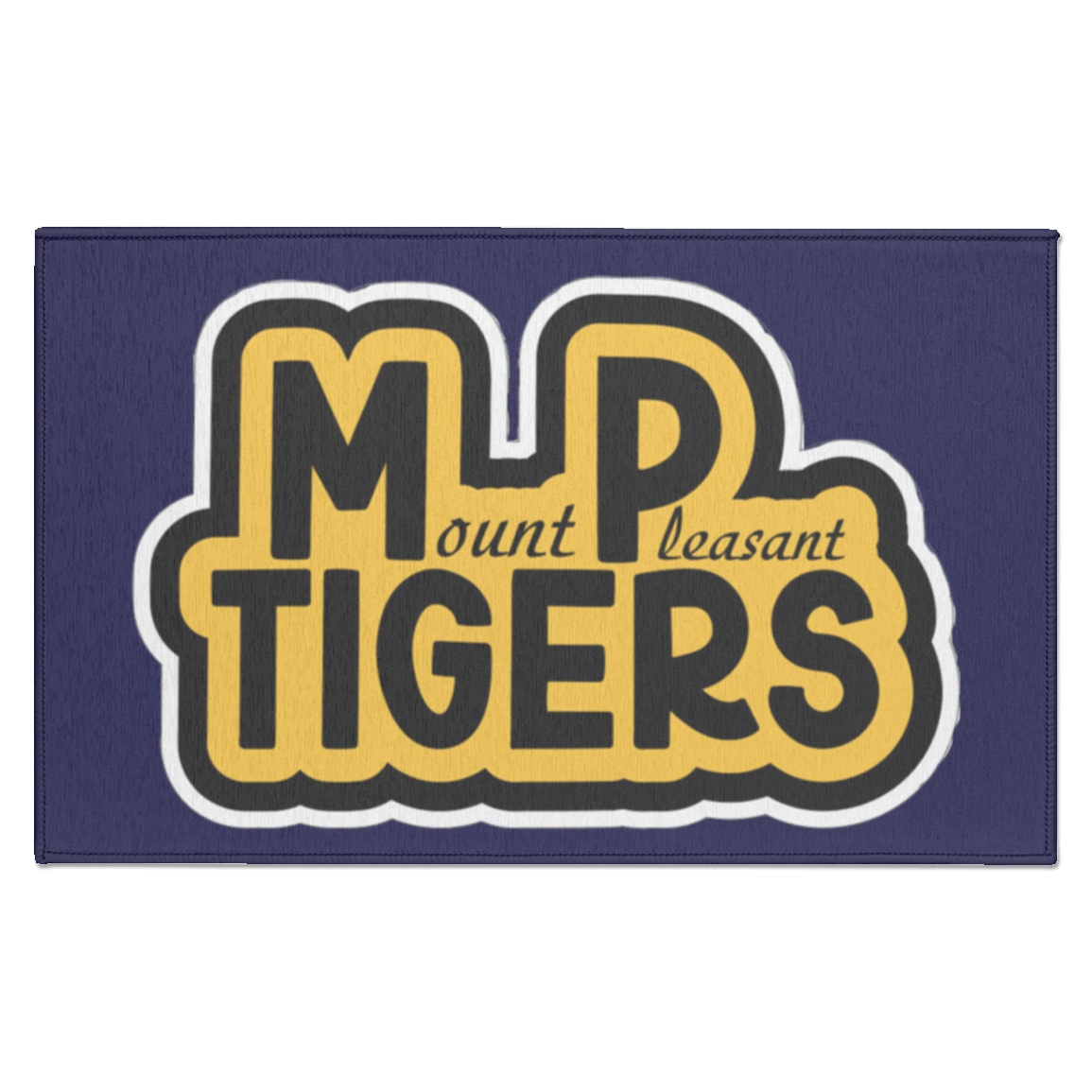 MP Tigers Black & Gold Indoor Doormat