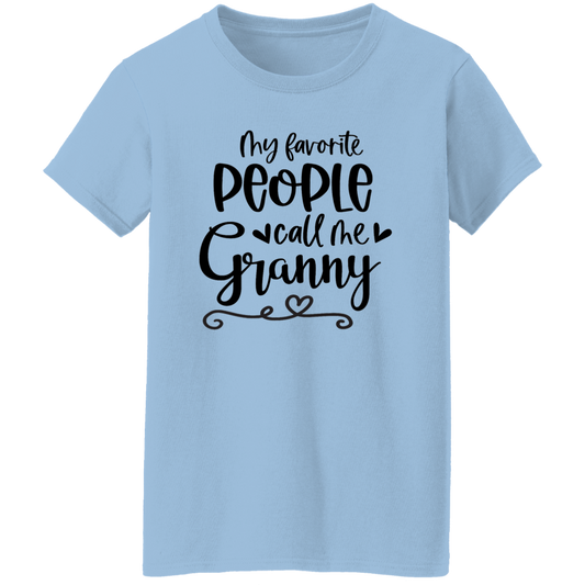 Fav People Granny- Ladies' 5.3 oz. T-Shirt