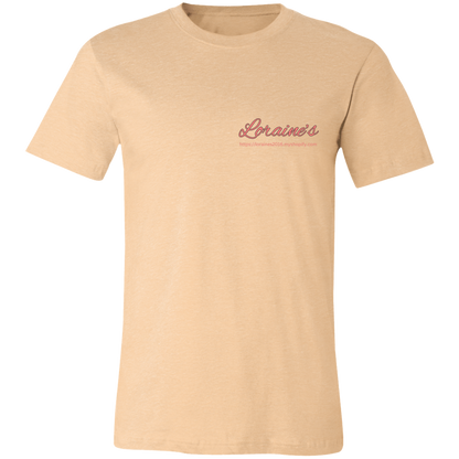 Psalm 91:4 Mauve Unisex Jersey Short-Sleeve T-Shirt