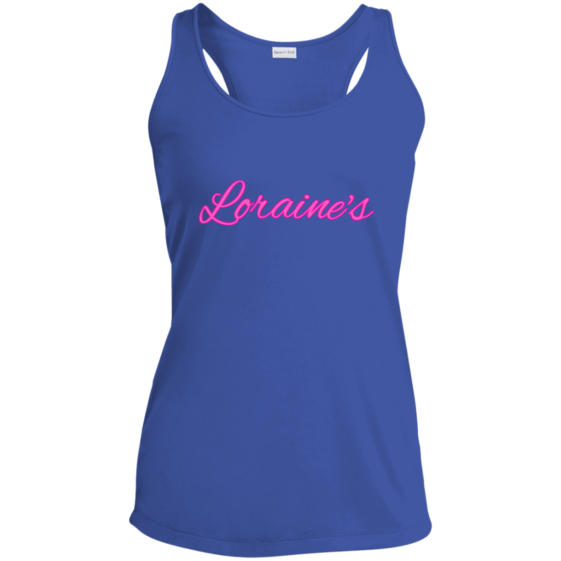 Loraine's Pink Ladies' Performance Racerback Tank