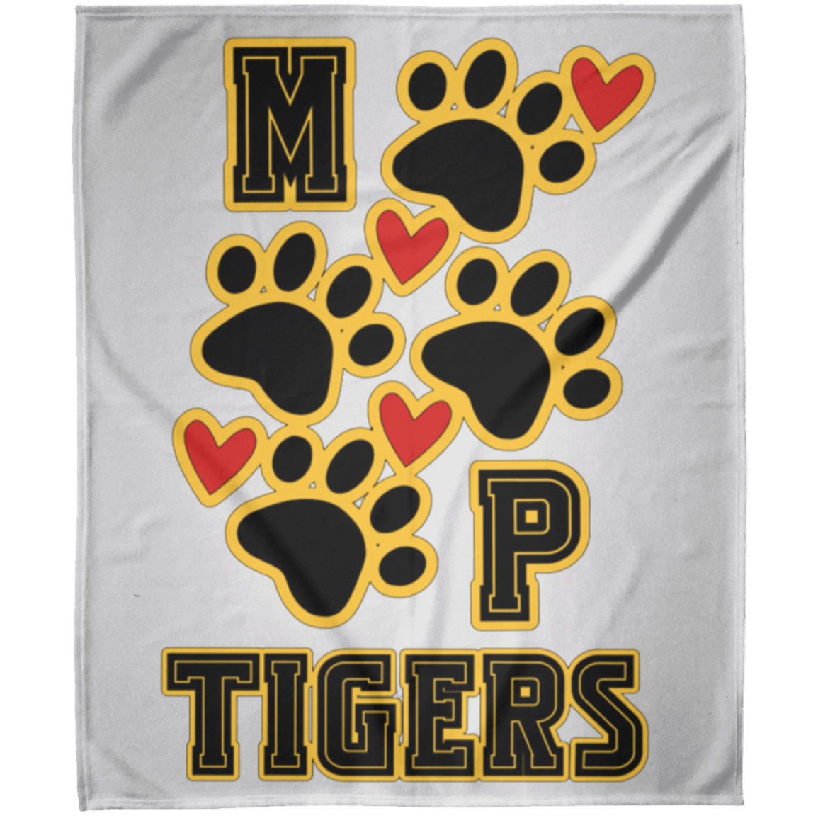 MP Tiger Heart & Sole Arctic Fleece Blanket 50x60
