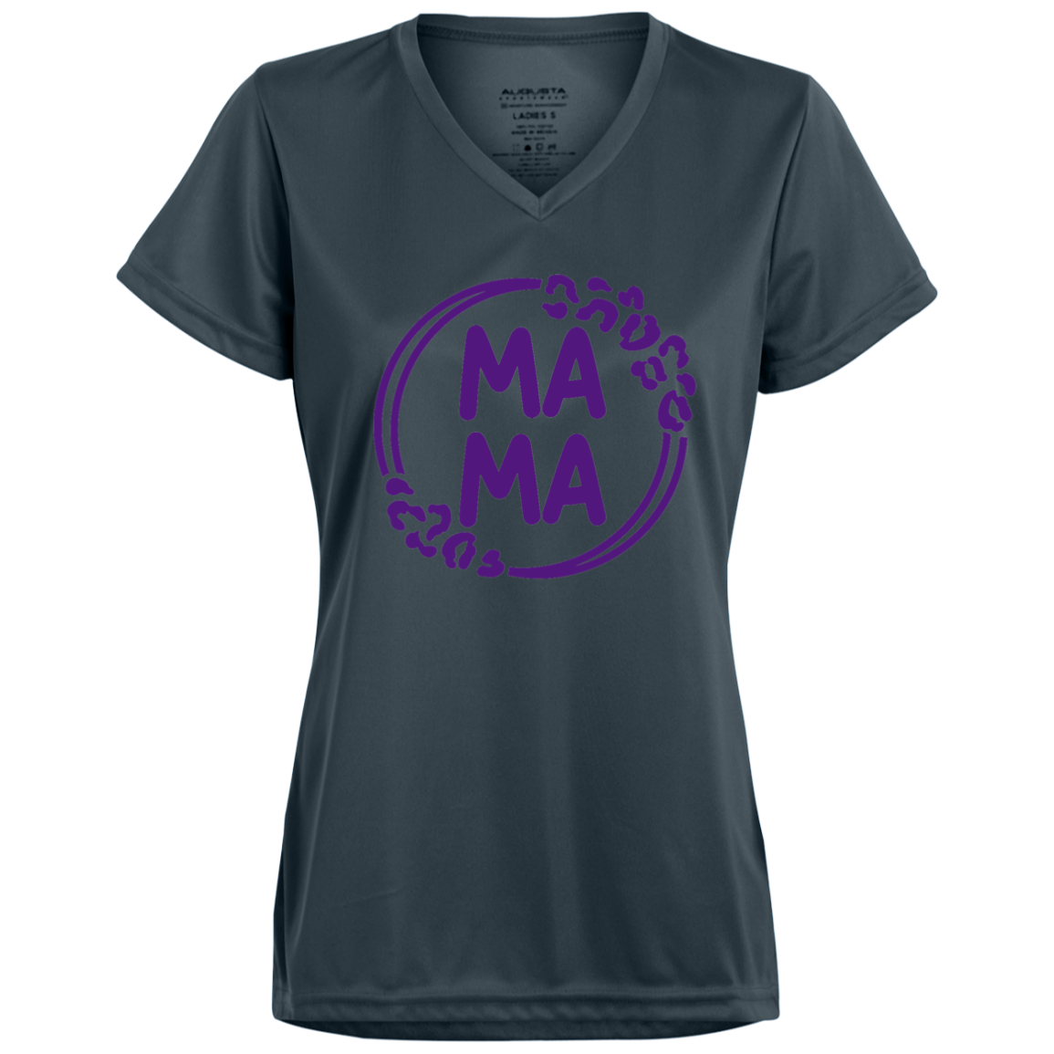 MAMA Leopard V-Neck Tee