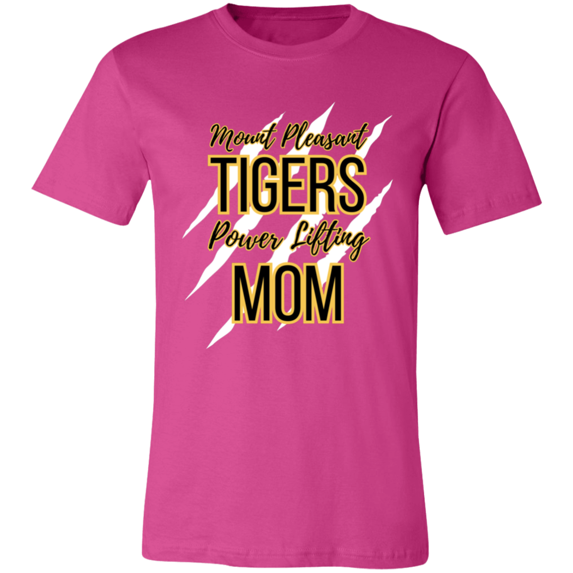 MPTiger Power Lifting MOM Jersey Short-Sleeve T-Shirt
